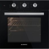 Kumtel B66 - SF2 4 Program Turbo Fanlı Siyah Ankastre Fırın