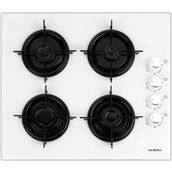 Kumtel KO-40 TSHDF 4 Gözlü Gazlı Cam Yüzeyli Set Üstü Ocak Beyaz