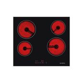 Kumtel V6-04T Vitroseramik Ocak Kumtel Vitroseramik Elektrikli Siyah Cam Ankastre Ocak