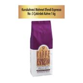 Kuru Kahveci Mehmet Efendi 1 kg No:3 Espresso Çekirdek Kahve (4 adet)