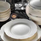 Kütahya Porselen 10509 Bone Olympos 62 Parça Yemek Takımıkımı
