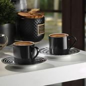 Kütahya Porselen 12226 Pilea 4 Parça 2 Kişilik Kahve Takımı