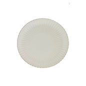 Kütahya Porselen Bone Luz Altın File Servis Tabağı 27Cm Tekli