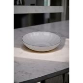 Kütahya Porselen Bone Luz Platin Fileli Bowl Kase 25X6cm 2000Ml Tekli Bnlzf25ks00