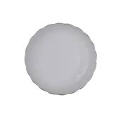 Kütahya Porselen Bone Luz Platin Fileli Çukur Tabak 20Cm Tekli