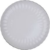 Kütahya Porselen Bone Luz Platin Fileli Pasta Tabağı 21CM Tekli - 21 cm