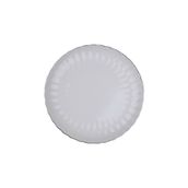 Kütahya Porselen Bone Luz Platin Fileli Pasta Tabağı 21cm Tekli