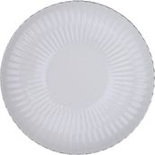 Kütahya Porselen Bone Luz Platin Fileli Servis Tabağı 27CM Tekli - 27 cm