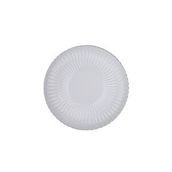Kütahya Porselen Bone Luz Platin Fileli Servis Tabağı 27cm Tekli Krem
