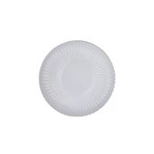 Kütahya Porselen Bone Luz Platin Fileli Servis Tabağı 27Cm Tekli