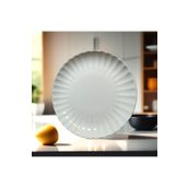 Kütahya Porselen Boneporce Bone Luz 21 Cm 6 Adet Pasta Tatlı Kahvaltı Sunum Tabağı Tabak