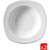 Kütahya Porselen Çisil Çukur Tabak 22CM CSL22CK00 2 Li - 22 cm