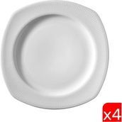 Kütahya Porselen Çisil Servis Tabağı 23,5cm CSL24DU00 4 Lü - 23,5 cm