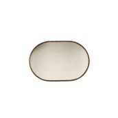 Kütahya Porselen Colorx Ofd 28 cm Oval Tabak Pearl 02 Tarçın 2'li
