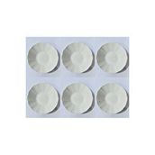 Kütahya Porselen Corendon Krem Rölyefli Reaktif Nano Çay Tabağı 10Cm-Ct890553
