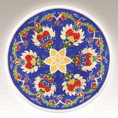 Kütahya Porselen Dekor No 013883 13 cm El Dekoru Tabak