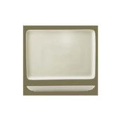 Kütahya Porselen Düz Tabak 2'li Set, 27 x 20 cm, Renkli