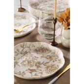 Kütahya Porselen Fleur 6 Parça 20 Cm Pasta Tabağı
