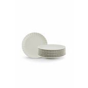 Kütahya Porselen Luz 6 Parça 21 cm Pasta Tabağı