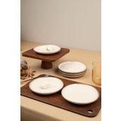 Kütahya Porselen Moderna 6 Parça 15 cm Tarçın Pasta Tabağı