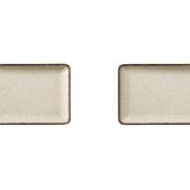 Kütahya Porselen Moderna Düz Tabak Tarçın 2 Parça 18x13cm Tan18x13dus2730p02
