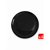 Kütahya Porselen Moderna Servis Tabağı Siyah 24Cm Mod24du740104 4 Lü