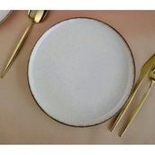 Kütahya Porselen Moderna Tarçın Pasta Tabağı 21cm Tekli