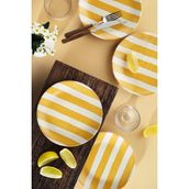 Kütahya Porselen Ocean Line 4 Parça 20 Cm Pasta Tabağı Sarı