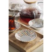Kütahya Porselen Ritmo 6 Parça 10 cm Çay Tabağı