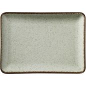 Kütahya Porselen Tan 18*13 cm Düz Tabak Yeşil 6lı - 18 x 13 cm