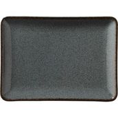 Kütahya Porselen Tan 18X13 cm Düz Tabak Mavi 6lı - 18 x 13 cm