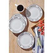 Kütahya Porselen Teos 4 Parça 21 Cm Pasta Tabağı