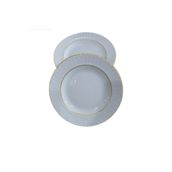 Kütahya Porselen Yaldızlı Yemek Tabağı 6 Lı 22 Cm