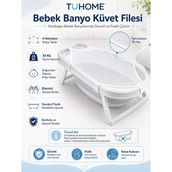 Küvet Yıkama Filesi, Bebek Banyo Filesi - Beyaz