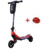 Kx-02K Onvo 200 W Elektrıklı Çocuk Kırmızı Scooter - Kasklı
