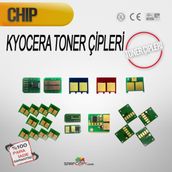 Kyocera TK-5140/1T02NRCNL0 Mavi Toner Chip