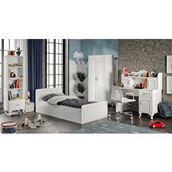 Kzn Home Snow Country Tarzı Çocuk Odası Takımı - 4 Parçalı ve Tamamı 1. Kalite Mdf