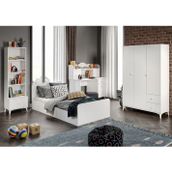 Kznmob Home Akasya Modern Genc Odasi Takimi Beyaz - 4 Parcali Ve Tamami 1. Kalite Mdf
