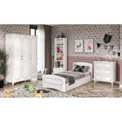 Kznmob Home Hayal Modern Genç Odası Takımı Beyaz - 4 Parçalı Ve Tamamı 1. Kalite Mdf