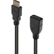 kzy mobilyal Powermaster PM-29568 HDMI Erkek HDMI Dişi 1 Metre Uzatma Kablo - Siyah