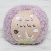 La Mia Alpaca Boucle 34391 L346 50 gr Lila El Örgü İpi
