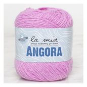 La Mia Angora 33800 L107 50 gr Pembe El Örgü İpi