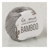 La Mia Bamboo 33860 L031 Gri El Örgü İpi