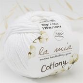 La Mia Cottony 33576 P1-L001 Beyaz Bebek El Örgü İpi