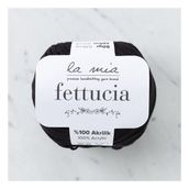 La Mia Fettucia 33876 L006 Siyah El Örgü İpi