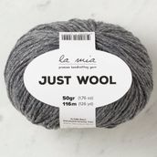 La Mia Just Wool 33841 LT003 Koyu Gri El Örgü İpi