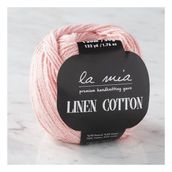 La Mia Linen Cotton 33875 L185 Açık Pembe El Örgü İpi