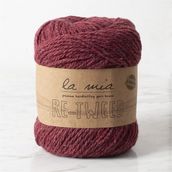La Mia Re-Tweed 34402 L189 Bordo Melanj El Örgü İpi