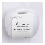 La Mia XL Mercerized 33759 2 Beyaz El Örgü İpi