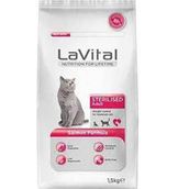La Vital Somonlu Kısırlaştırılmış 1.5 kg Yetişkin Kedi Maması
